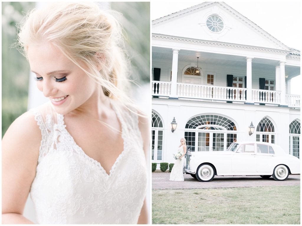 Southern Bridal Photo Shoot at Lowndes Grove Plantation in Charleston, South Carolina