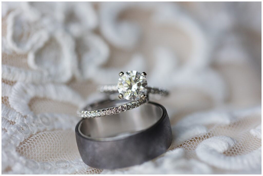 Coastal-inspired wedding details with oyster shells, seashell accents, and bridal shoes