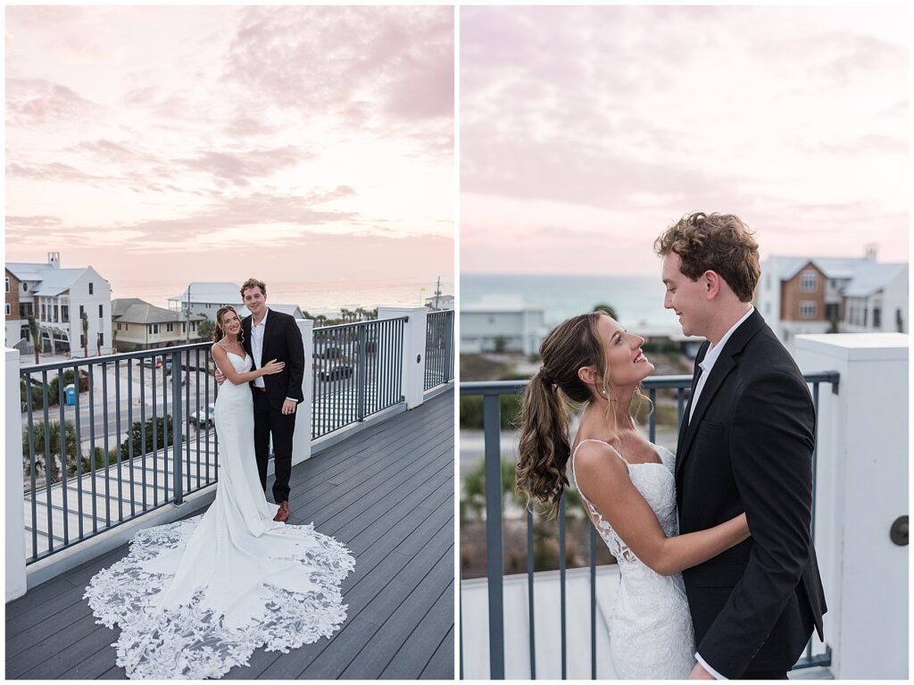 Sunset photos on rooftop of Santa Rosa Beach House