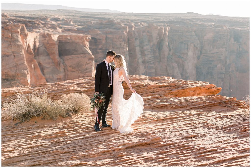 Antelope Canyon & Horseshoe Bend Elopement - Adventure Elopement - Arizona Photographer - Taylor'd Southern Events