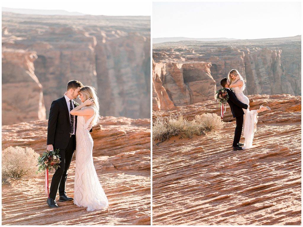 Antelope Canyon & Horseshoe Bend Elopement - Adventure Elopement - Arizona Photographer - Taylor'd Southern Events