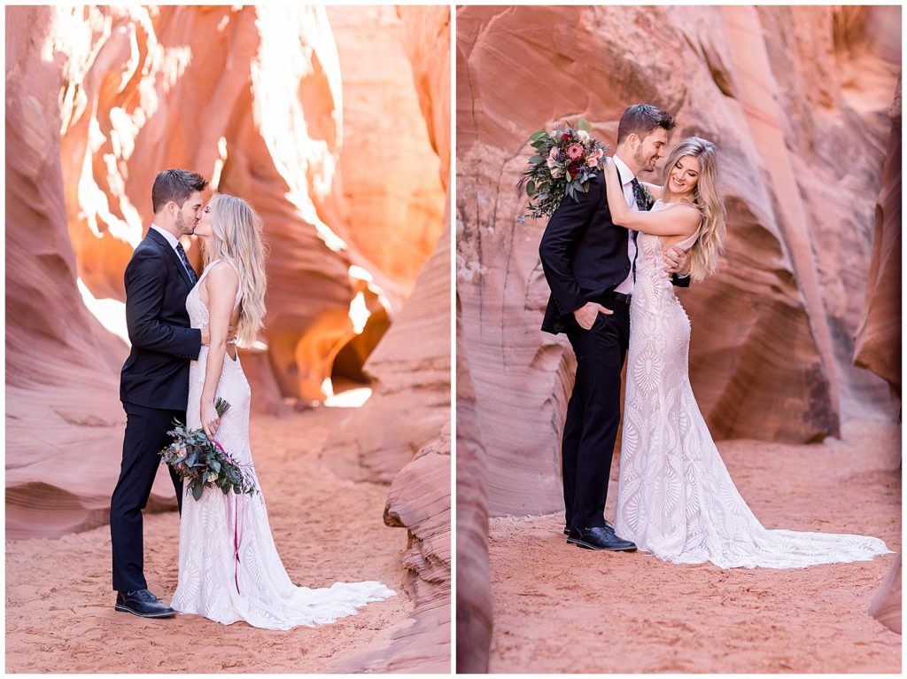 Antelope Canyon & Horseshoe Bend Elopement - Adventure Elopement - Arizona Photographer - Taylor'd Southern Events