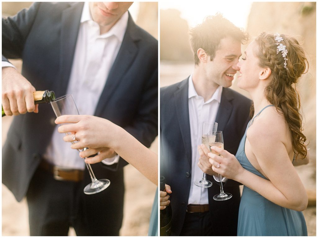 El Matador Engagement Session - El Matador, California - Taylor'd Southern Events