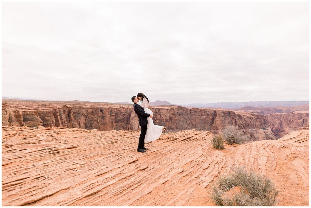 Horseshoe Bend Engagement Session - Arizona - Elopement Photographer 