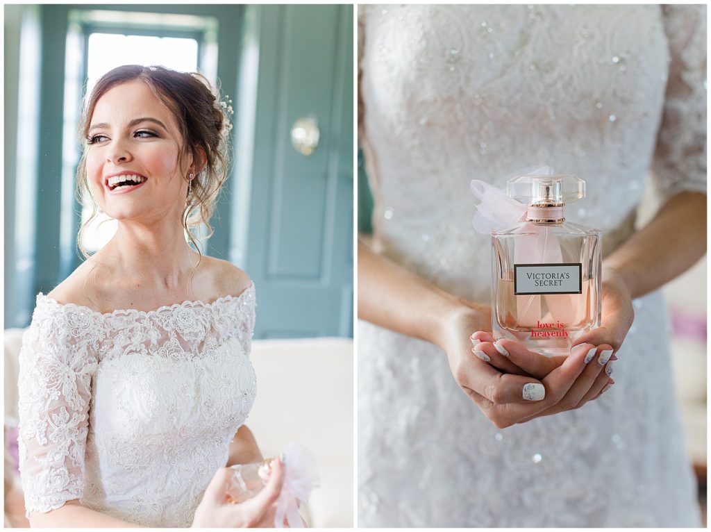 Wedding day perfume | Taylor'd Southern Events | Maryland Wedding Photographer