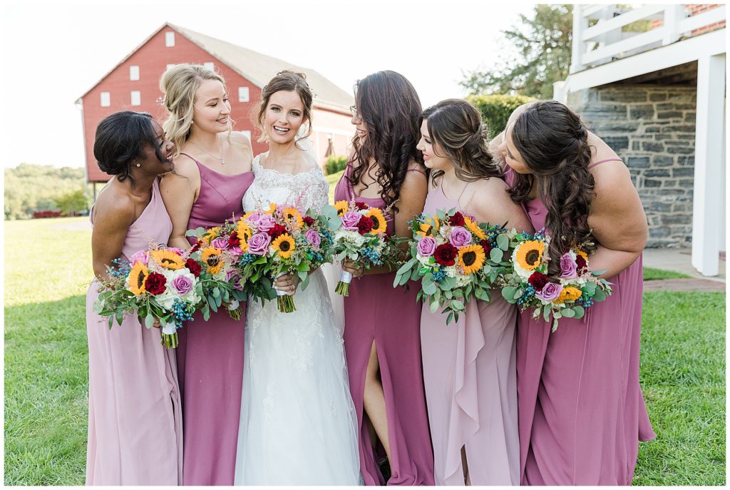 Pink bridal party inspiration  | Taylor'd Southern Events | Maryland Wedding Photographer