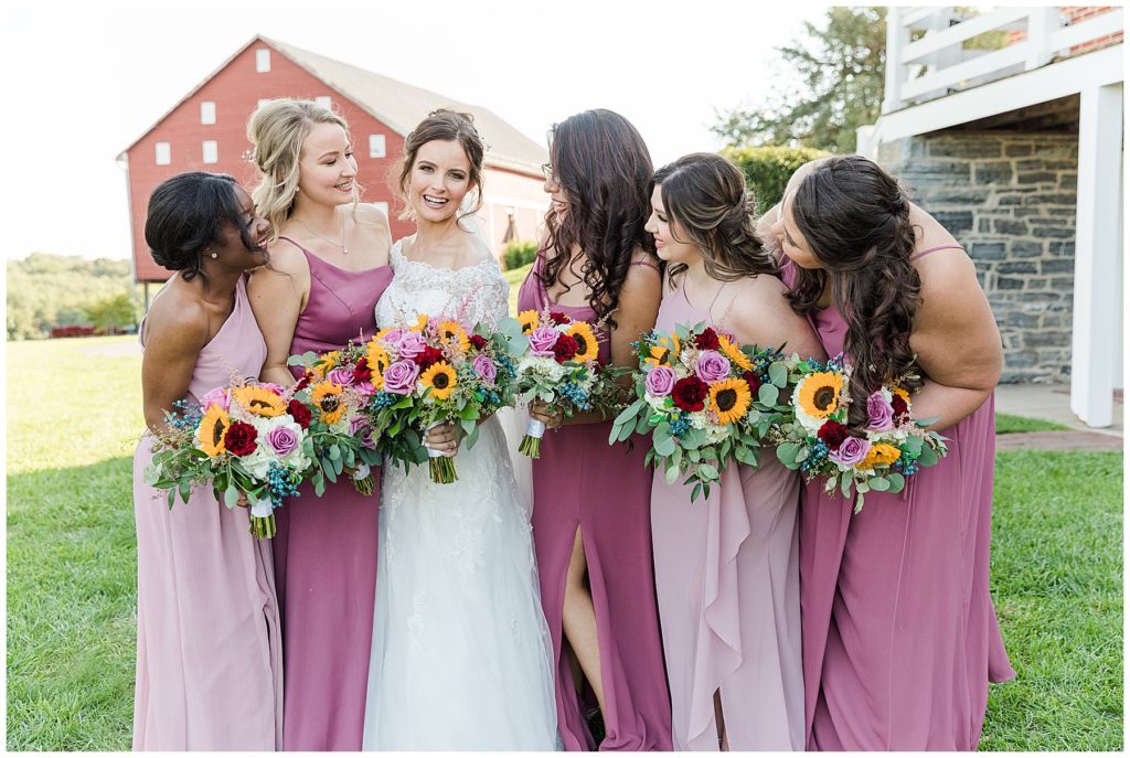 Pink bridal party inspiration | Taylor'd Southern Events | Maryland Wedding Photographer