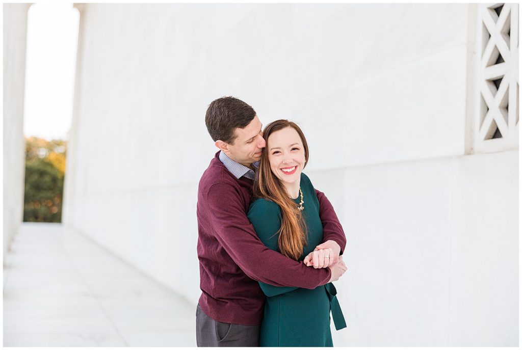 Lincoln Memorial Sunrise Engagement Session | Taylord Southern Events Photography | DMV Wedding Photographer