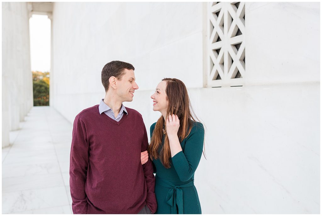 Lincoln Memorial Sunrise Engagement Session | Taylord Southern Events Photography | DMV Wedding Photographer