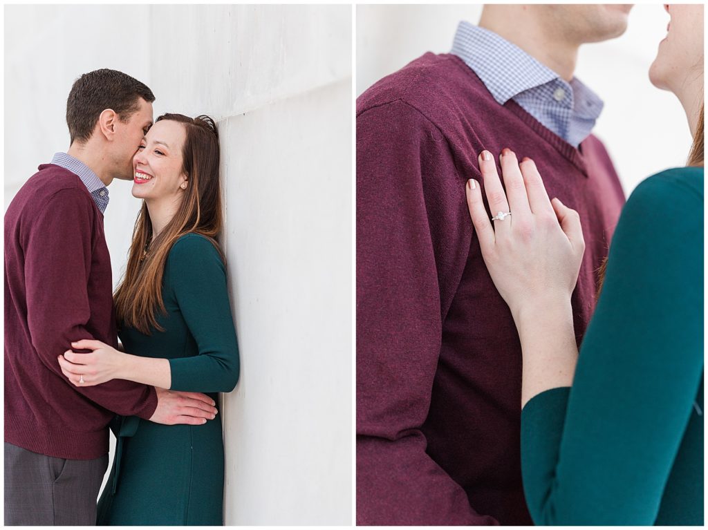Lincoln Memorial Sunrise Engagement Session | Taylord Southern Events Photography | DMV Wedding Photographer