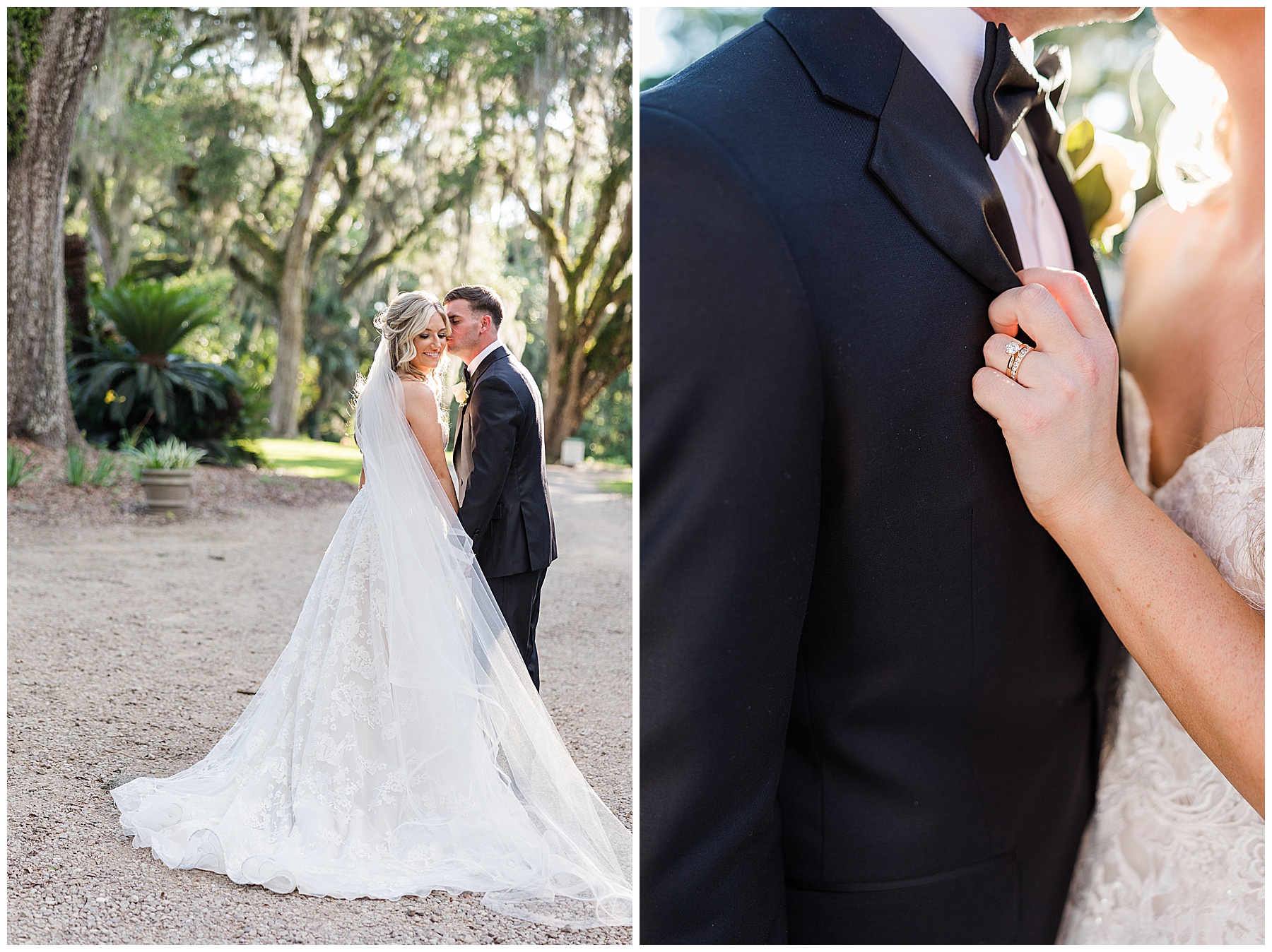 Bride and Groom in Tallahassee, FL 