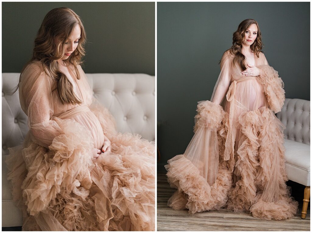 studio maternity session in maryland